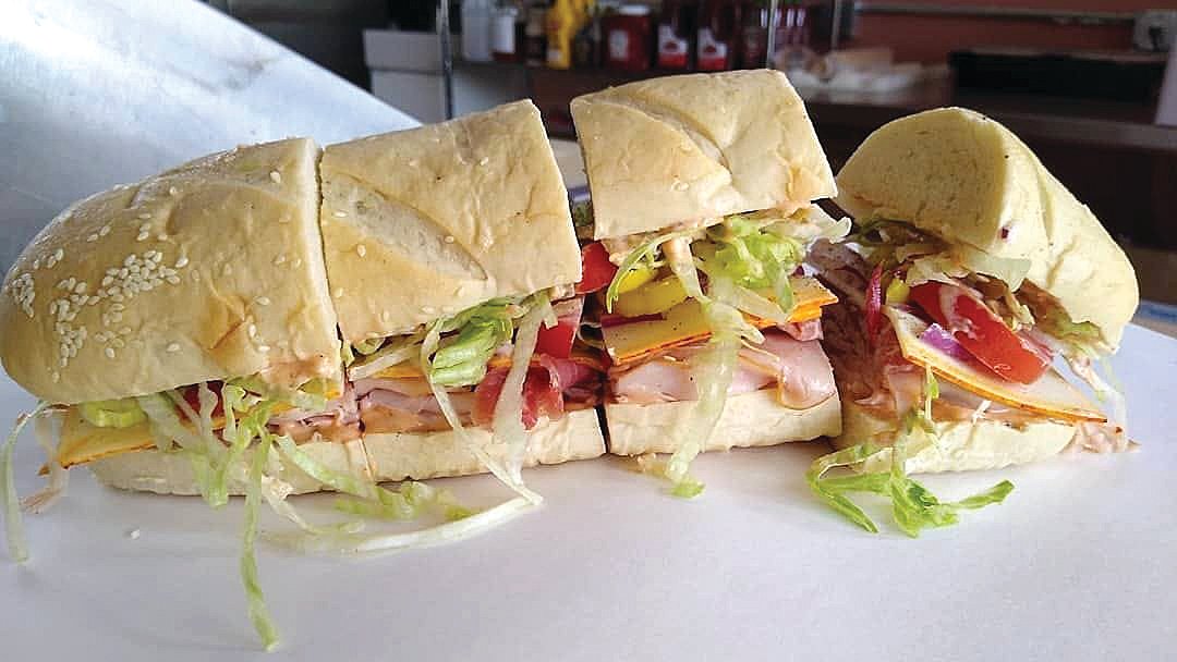 A fresh sub sandwich from Babe's Corner, a restaurant that held its grand opening in 2021.